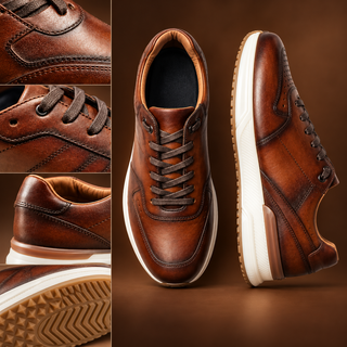 Casual 6000C de cuero para hombre