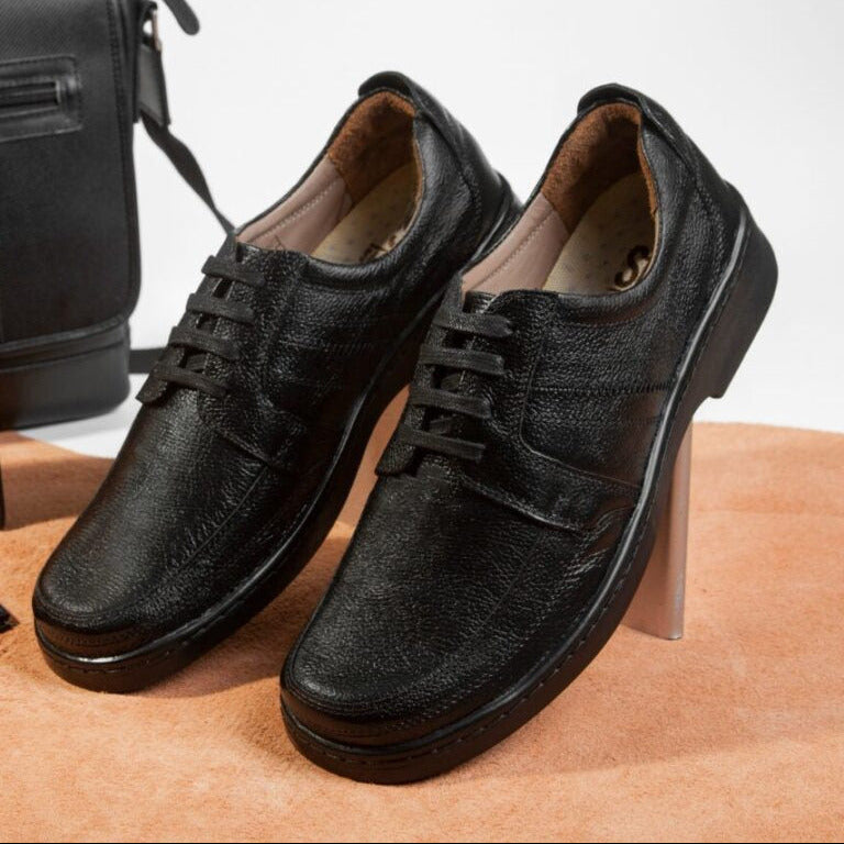 Confort 2112 Cuero Hombre Negro