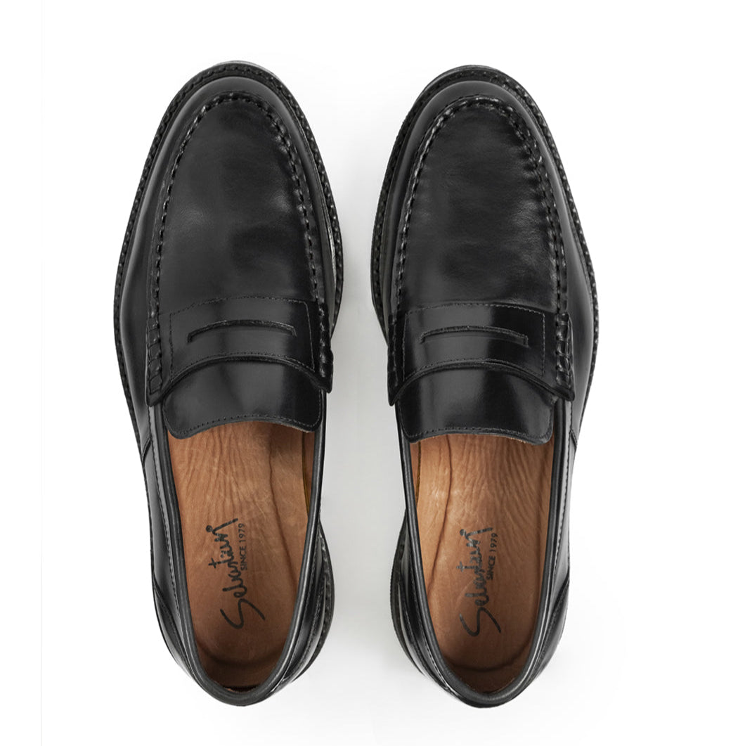 Casual Ejecutivo Bos OO4 En Cuero Natural