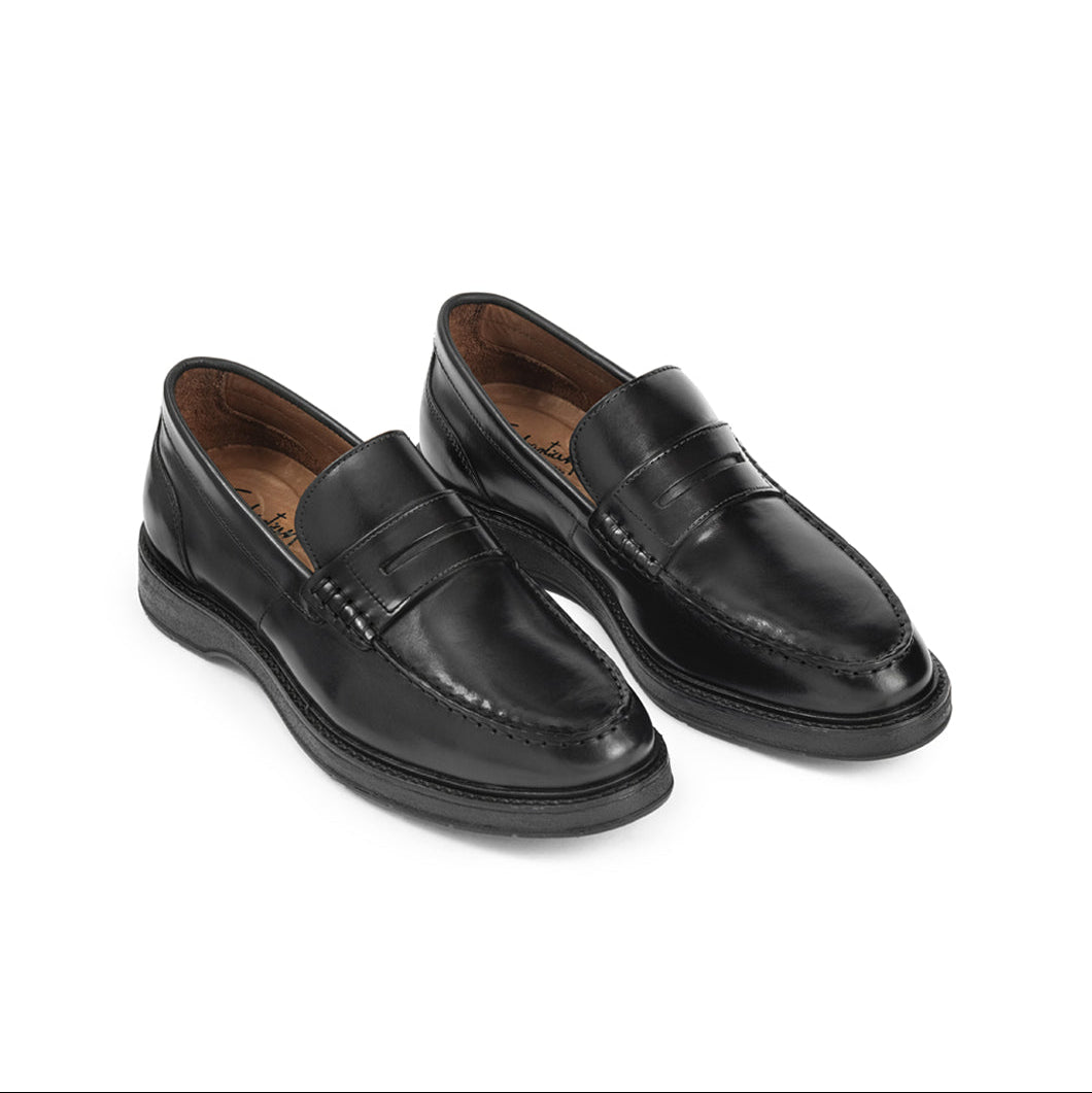 Casual Ejecutivo Bos OO4 En Cuero Natural