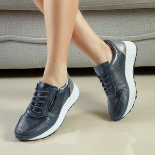 Deportivo Glamurosa de cuero para mujer
