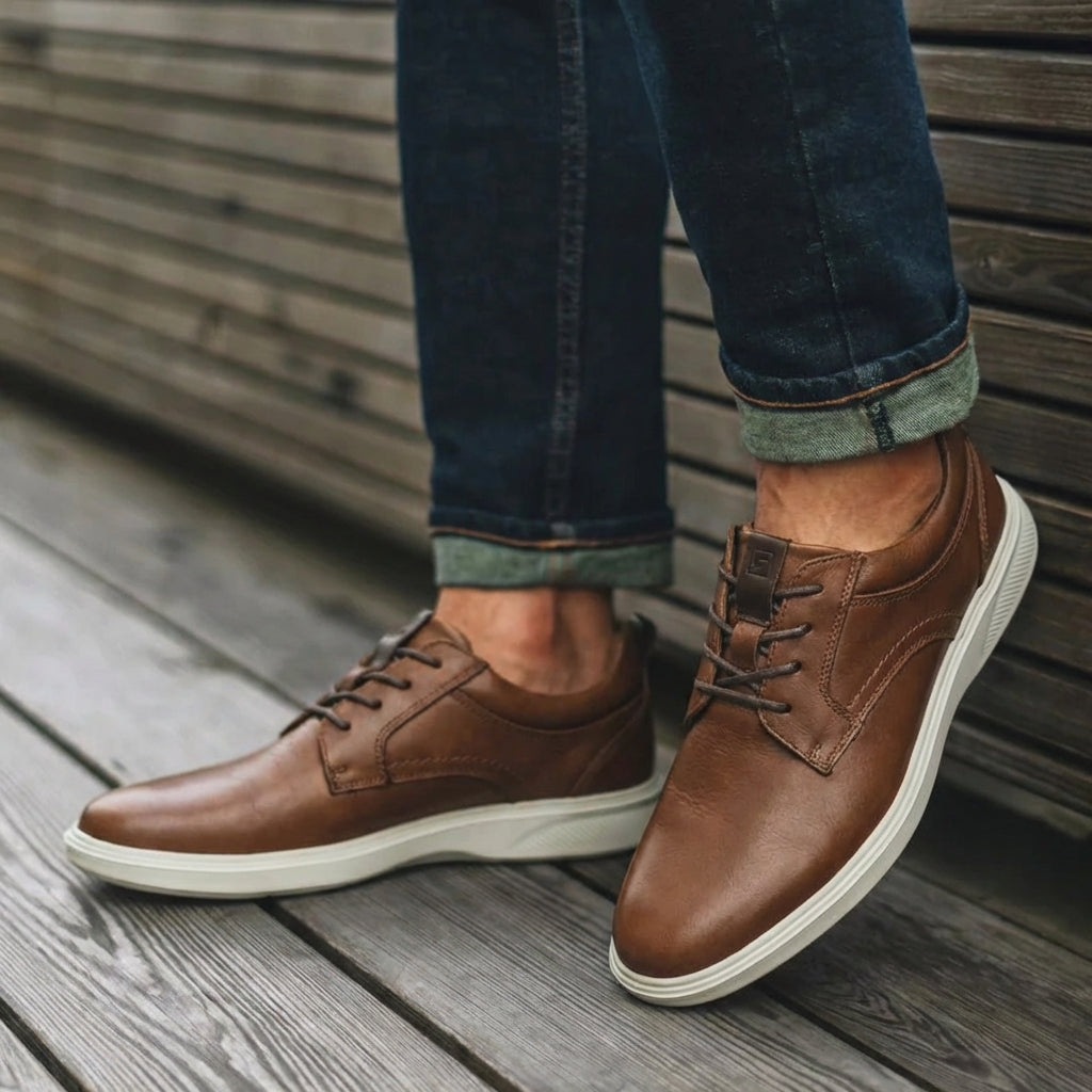 Casual 2095 Cuero Para Hombre