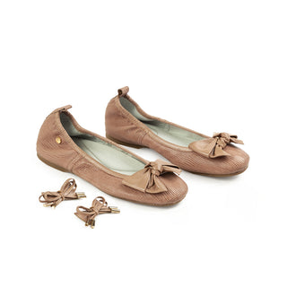 Baletas Idaly Andrea de cuero para mujer