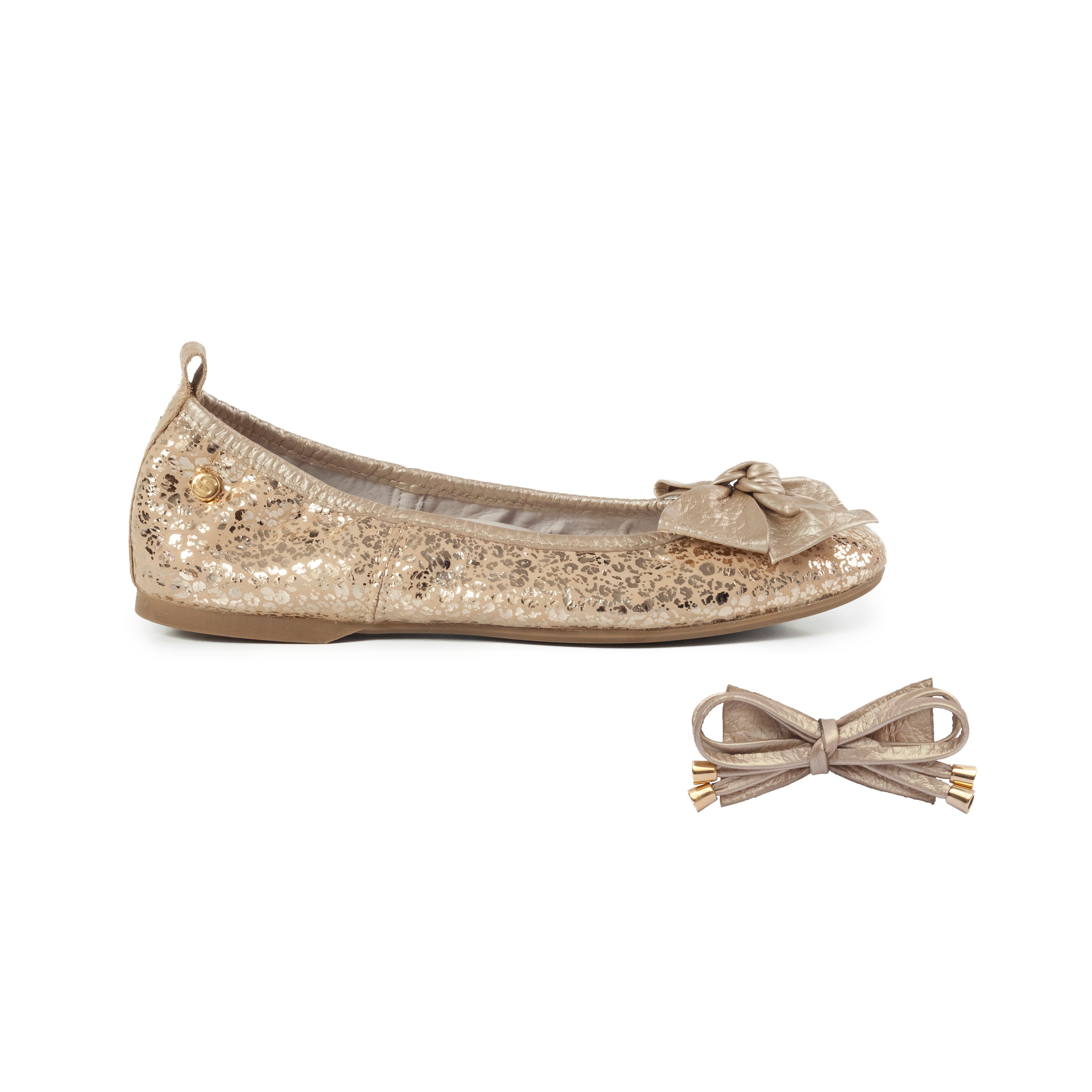 Baletas Idaly Andrea Cuero Dama Oro Folia x oro