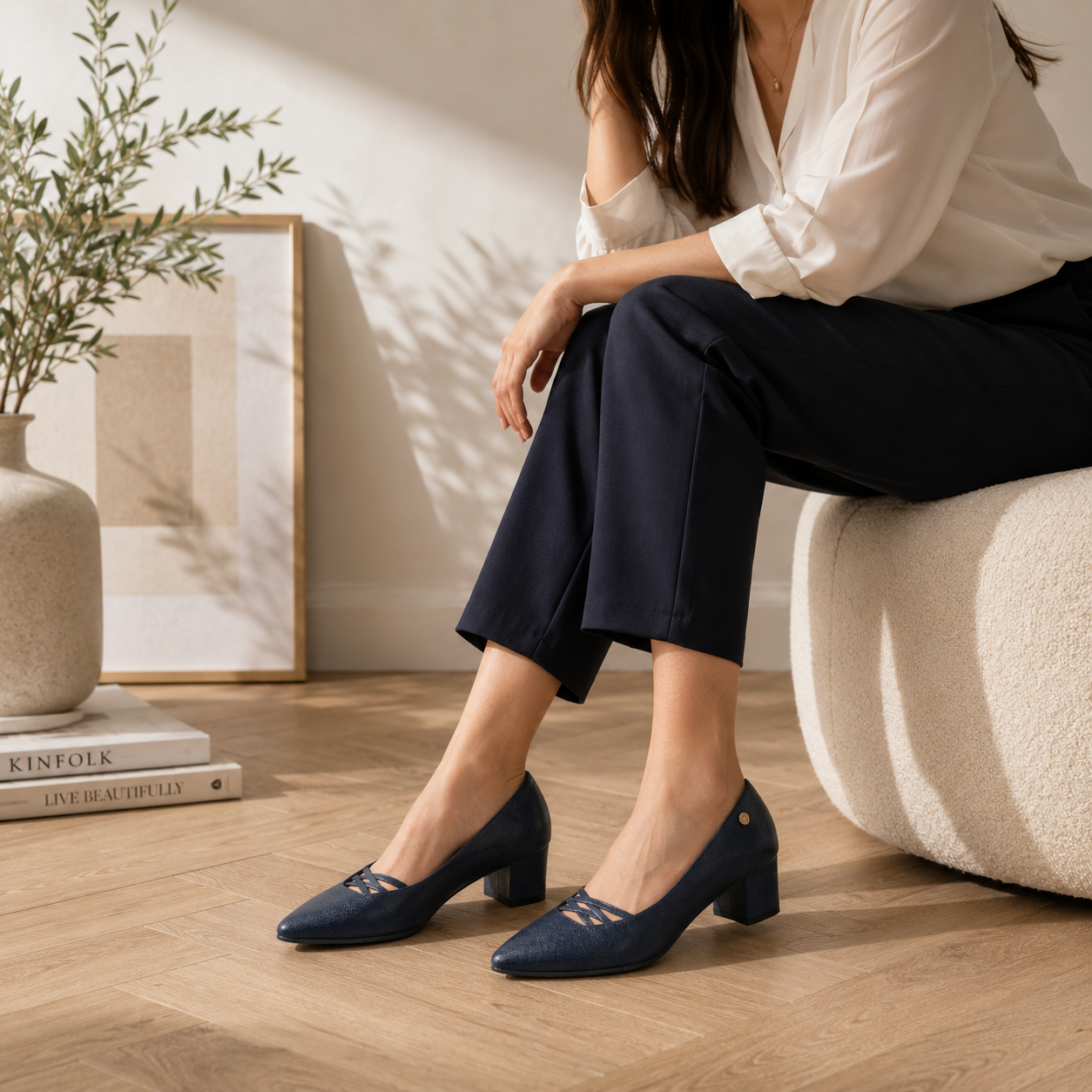 Tacon 618 En Cuero Mujer