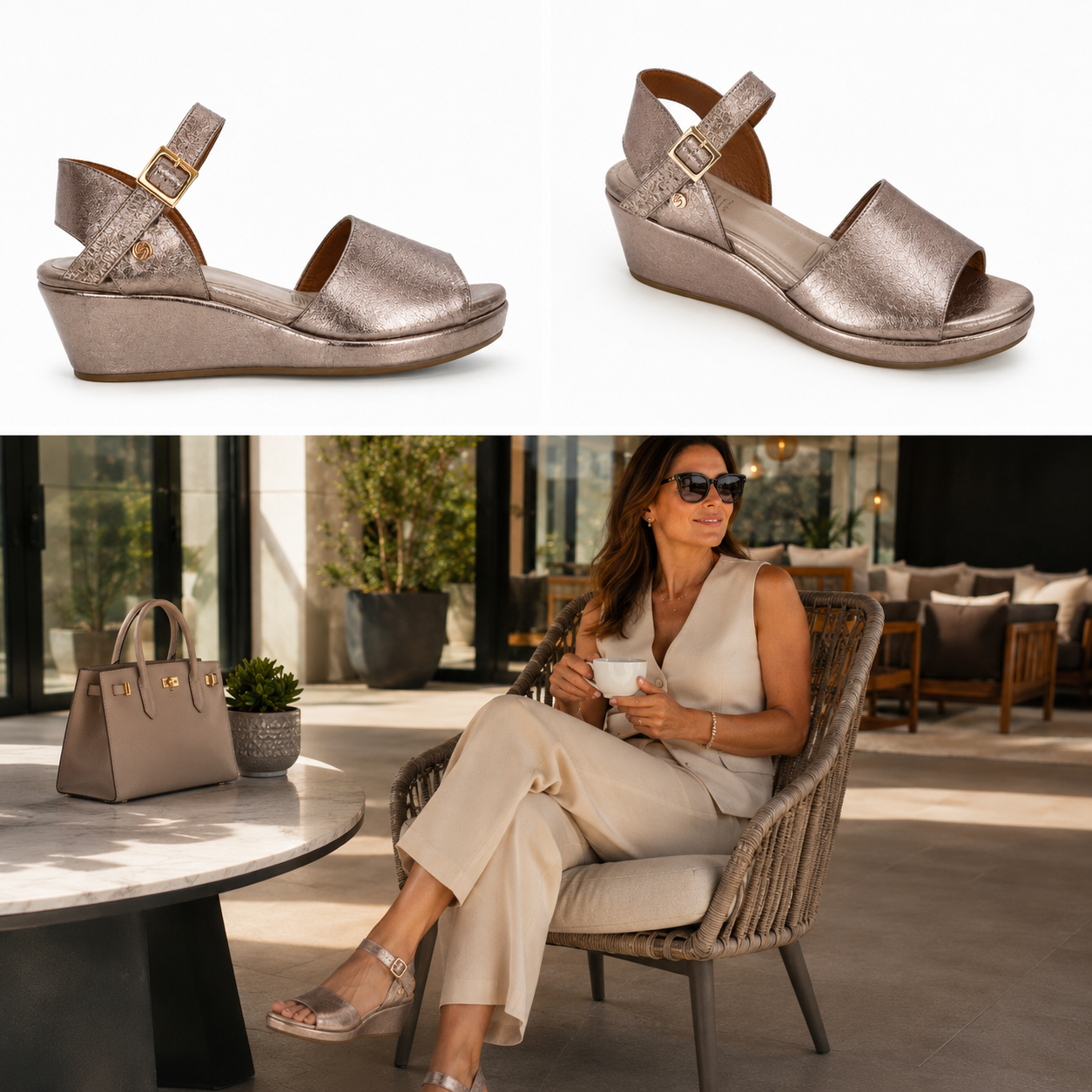 Plataforma Cuero Mujer LAURA