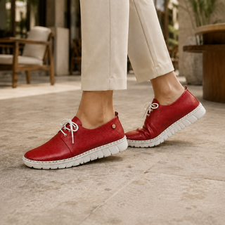 Deportivo Luz 13 de cuero para mujer