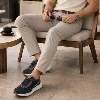 Deportivo 317 de cuero para hombre