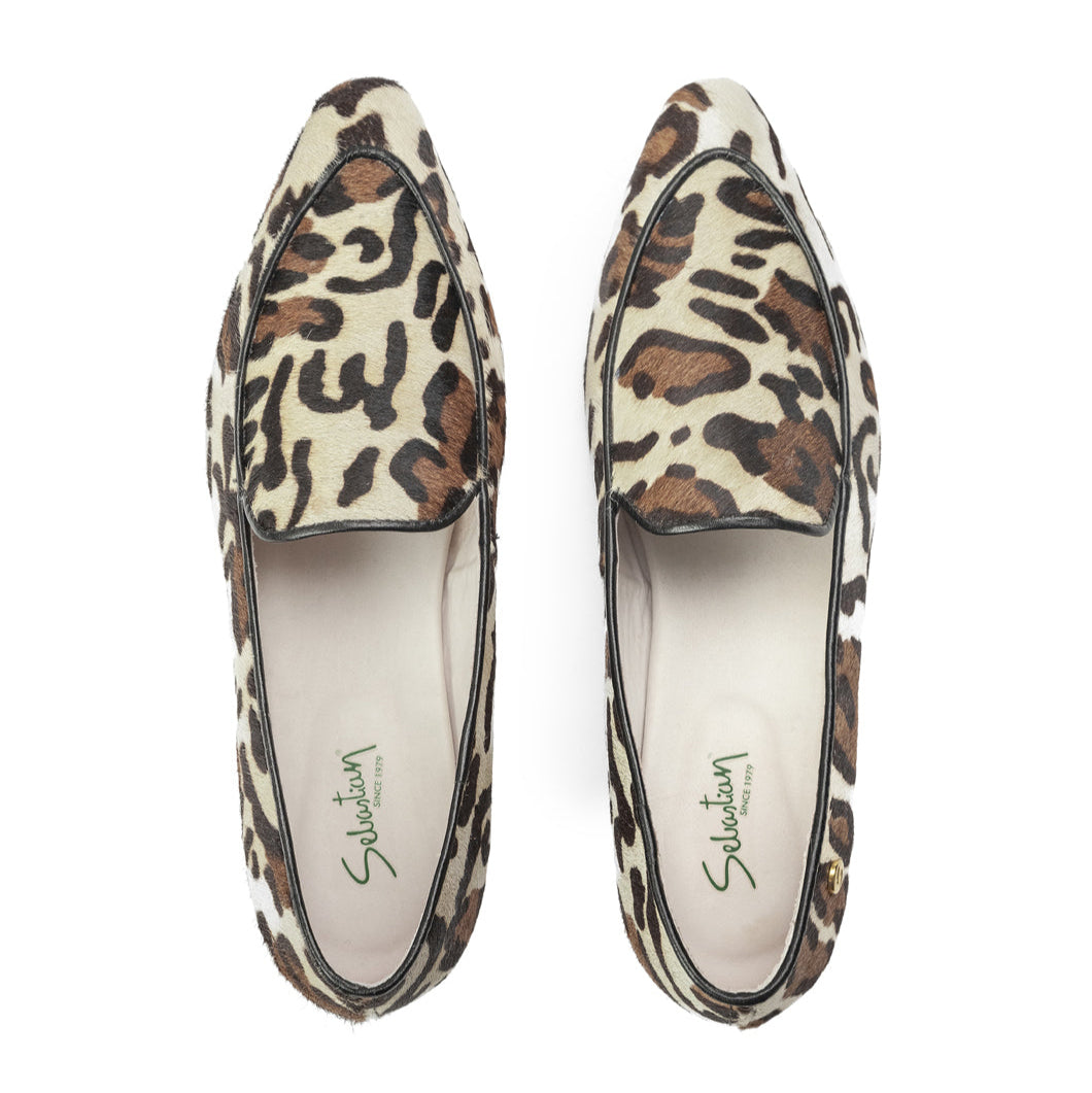Mocasines Ines en Cuero para Mujer