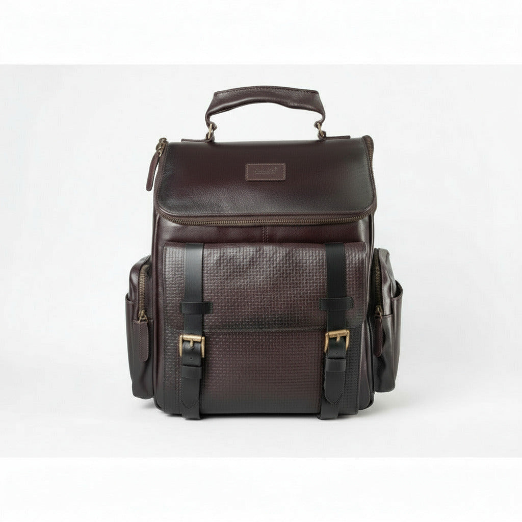Morral en cuero Insignia