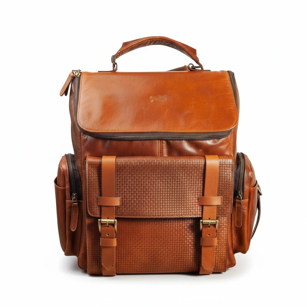 Morral en cuero Insignia
