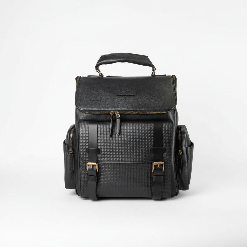 Morral en cuero Insignia