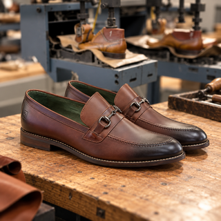 Mocasin 3008 de cuero para hombre
