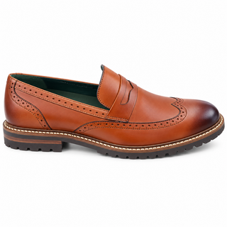 Mocasin 4007 de cuero para hombre