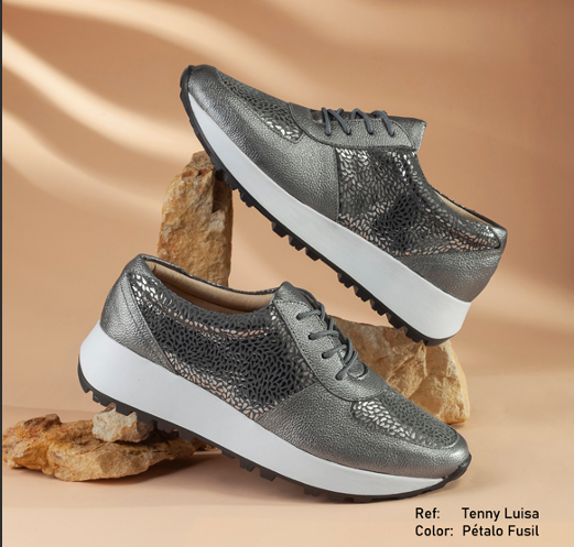 Deportivo Luisa Folia de cuero para mujer
