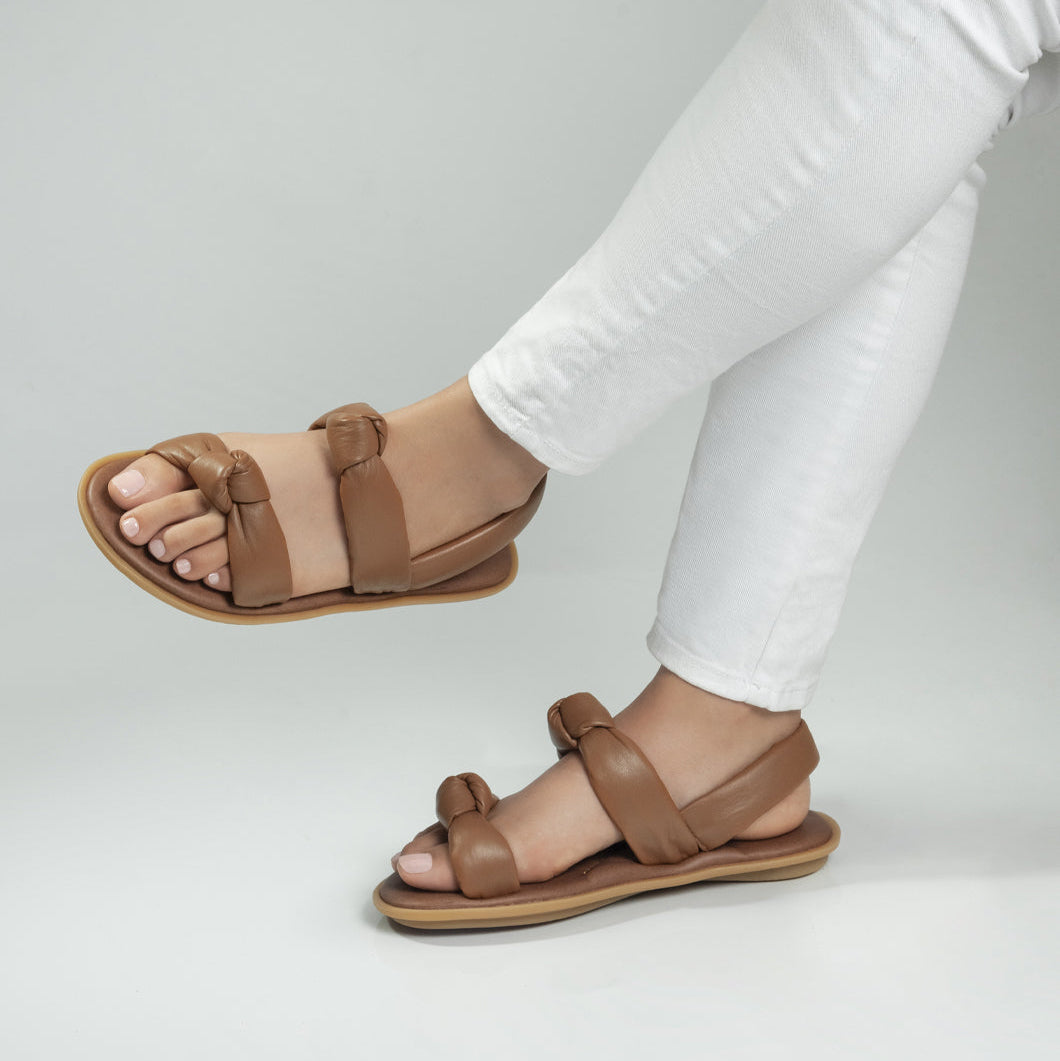 Sandalia Plana MC-151 Cuero Mujer