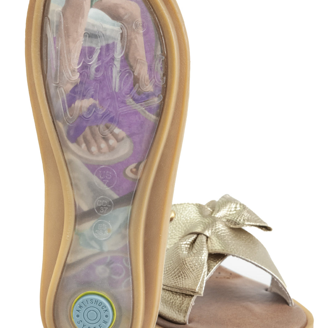 Sandalia Plana MC -104 Cuero Mujer