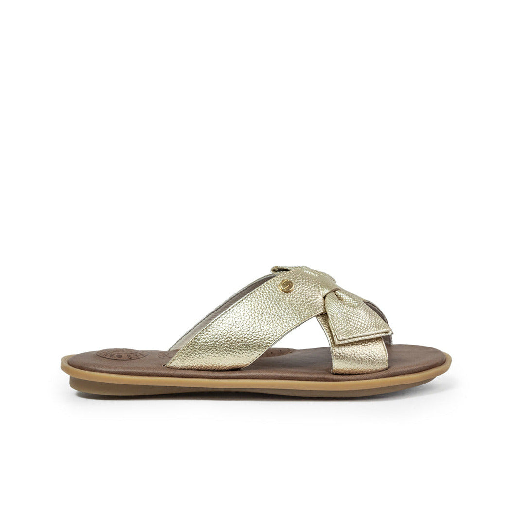 Sandalia Plana MC -104 Cuero Mujer