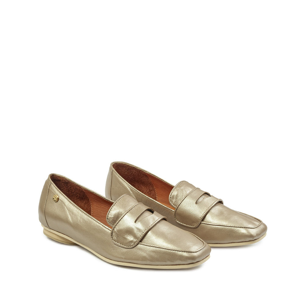 Mocasin Colibri en cuero para mujer