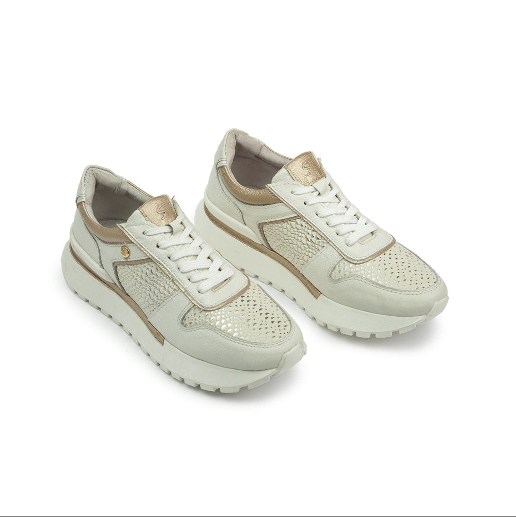 Deportivo Pretty de Cuero para mujer