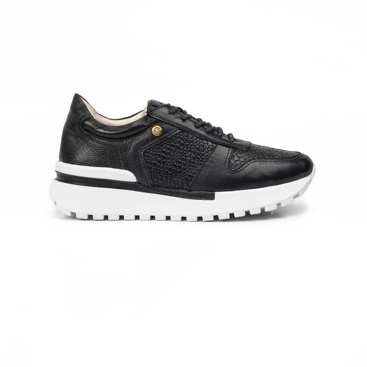 Deportivo Pretty de Cuero para mujer