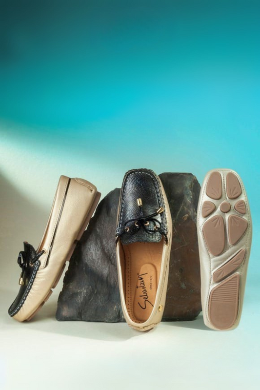 Mocasines Cuero Mujer  1728