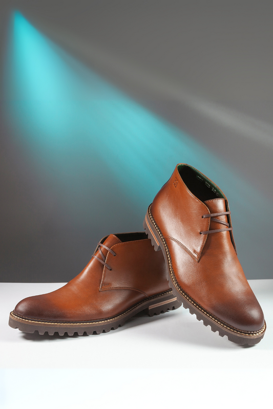 Botines Cuero Hombre  3028