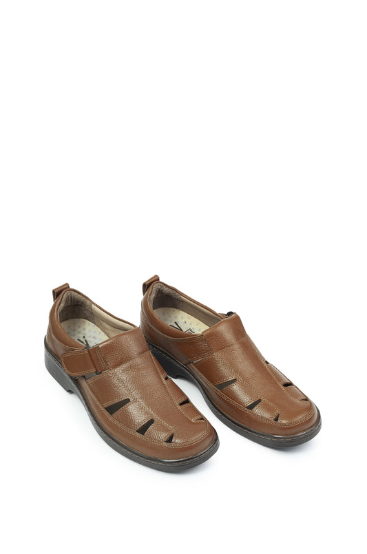 Sandalias Cuero Hombre 2128
