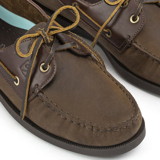 Apaches SP01 de cuero para hombre en negro, vista lateral