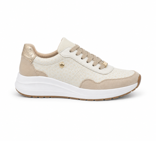 Deportivo 2417 para mujer color Taupe, vista lateral