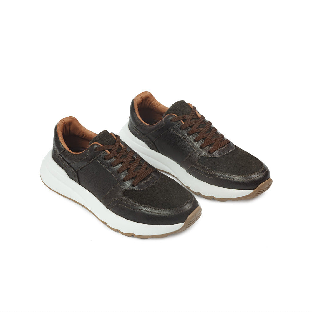 Deportivos Tenny 725 de cuero para hombre