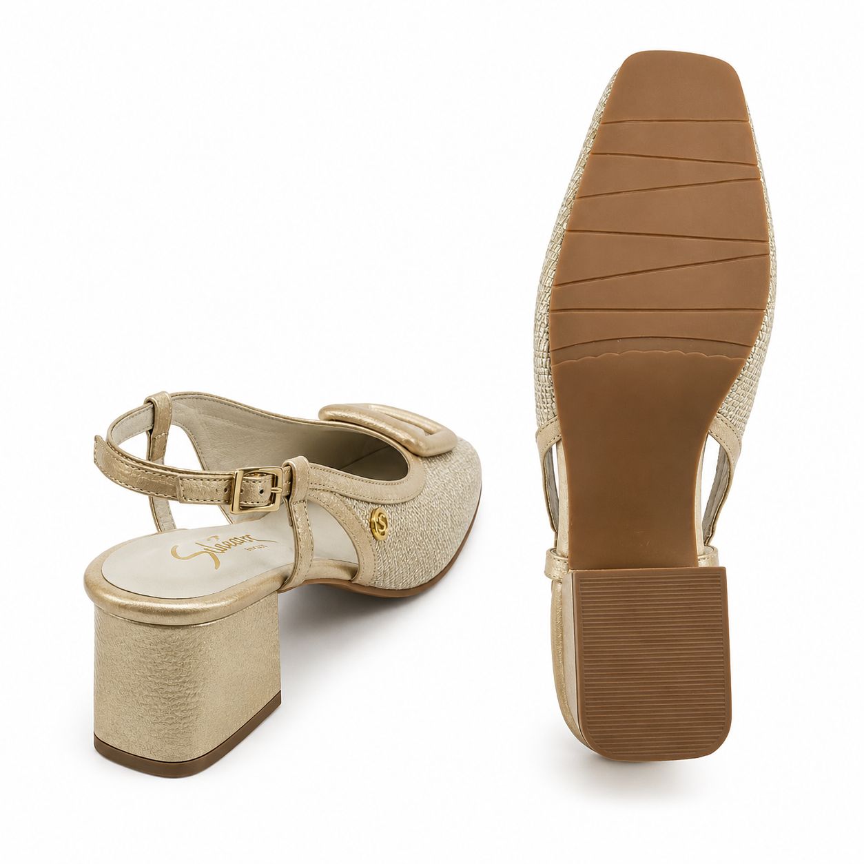 Zapatos Tacon 2555 en cuero para mujer