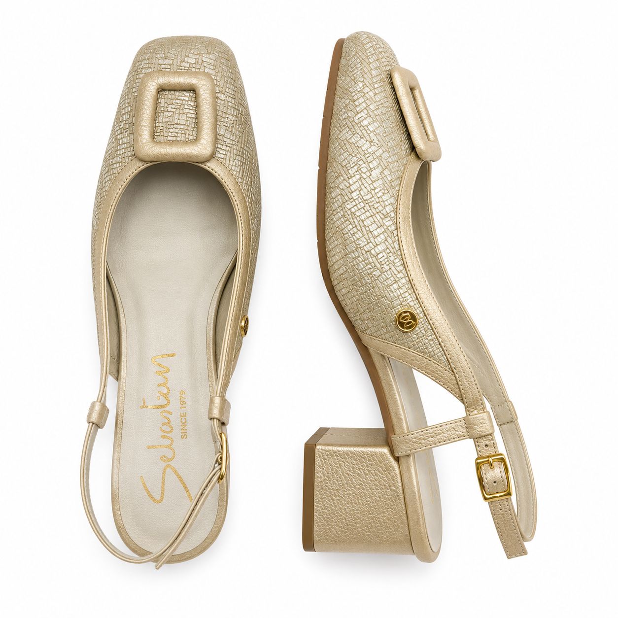 Zapatos Tacon 2555 en cuero para mujer