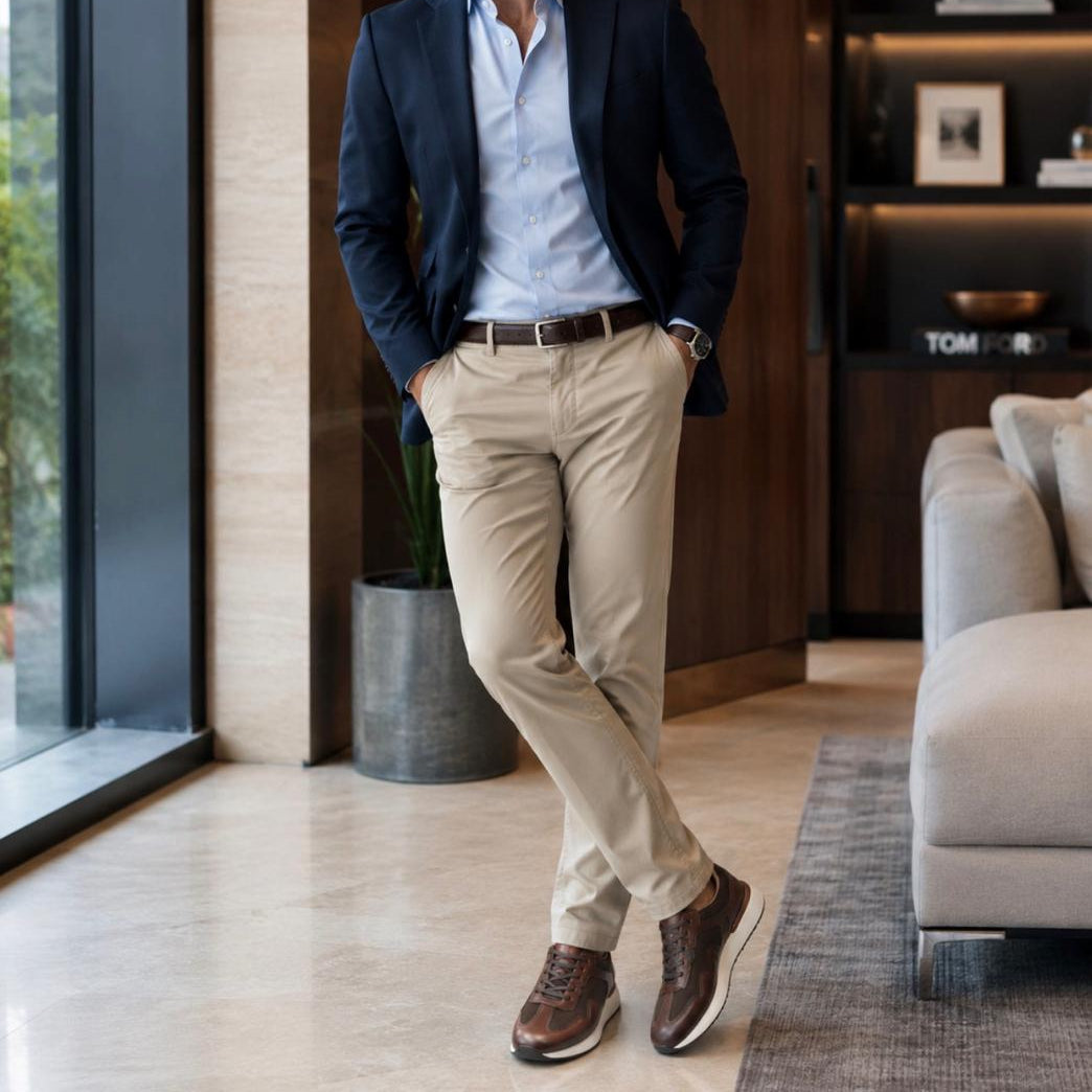 Casual 6071 Cuero Para Hombre