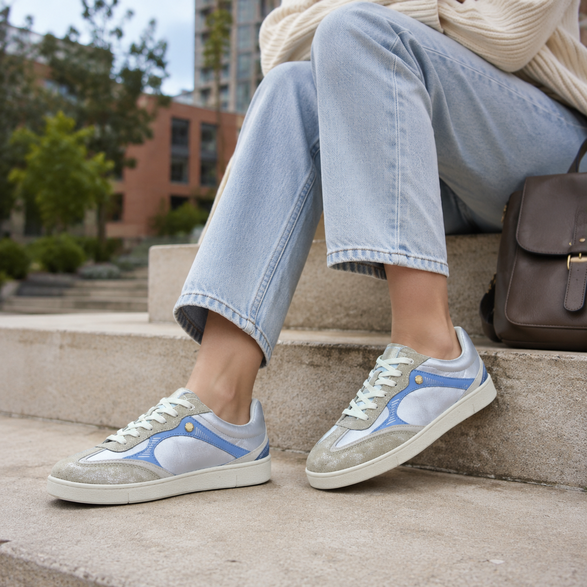 Deportivo Kendall 2 de cuero para mujer