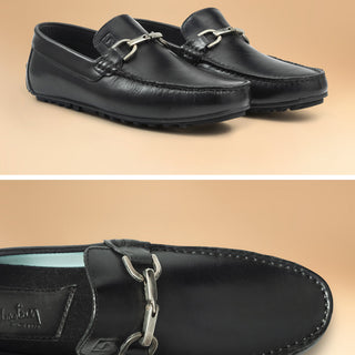 Mocasin 607 de cuero para hombre