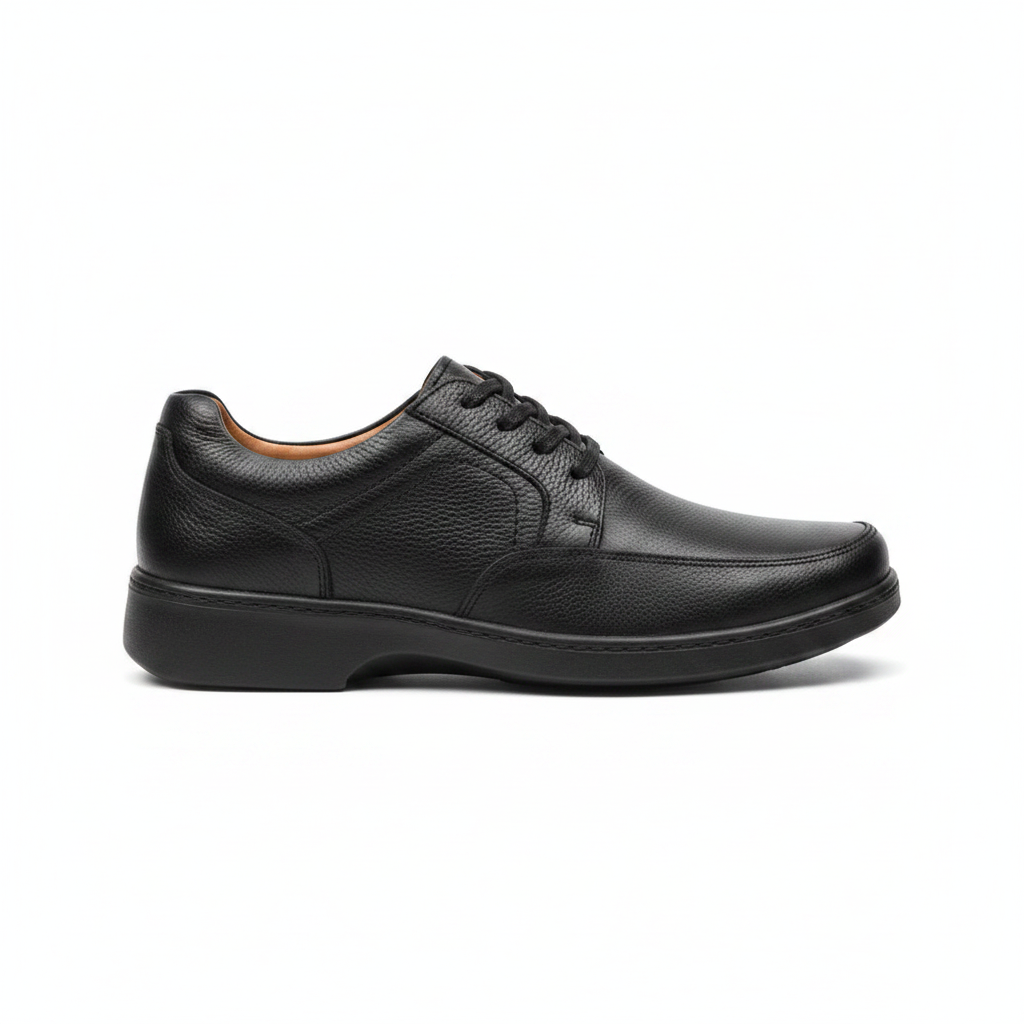 Oxford negro fondo blanco lateral