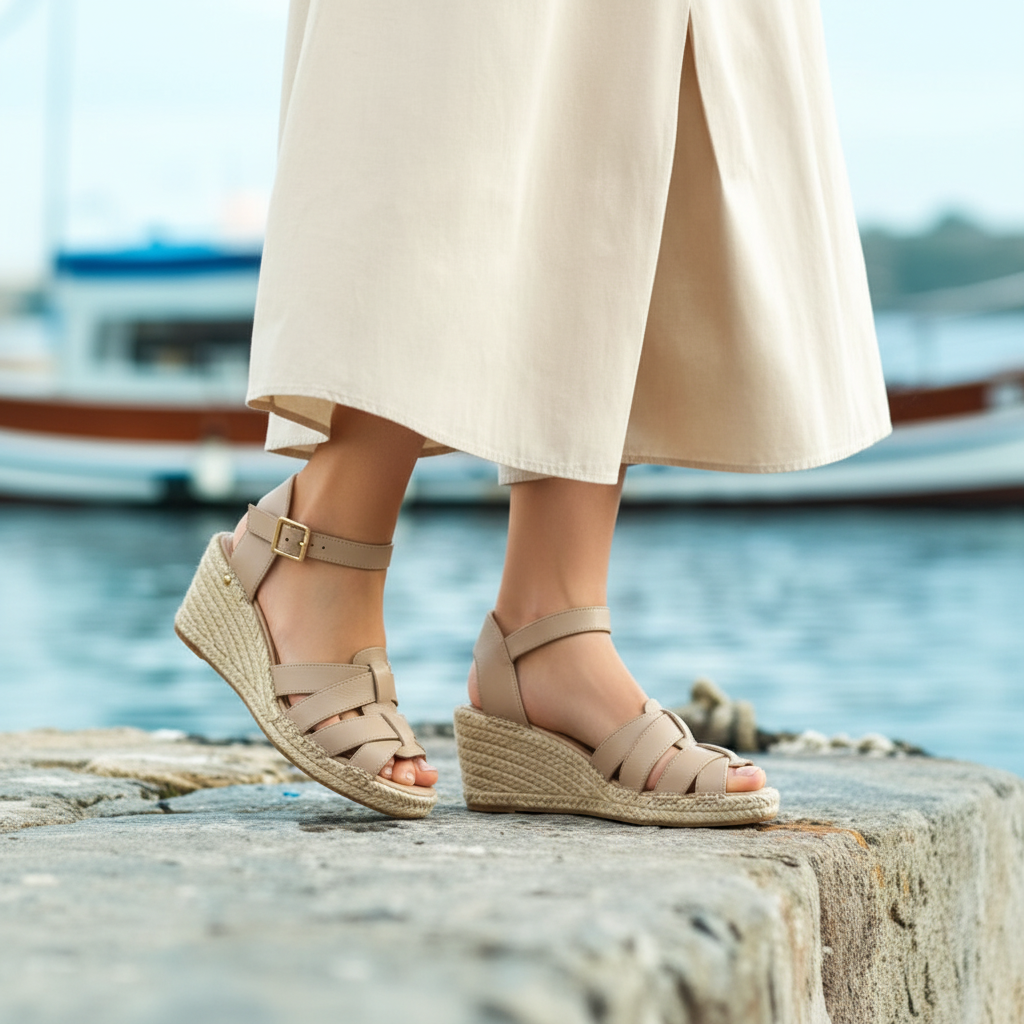 Ref 4500 taupe espadrille modelo costero