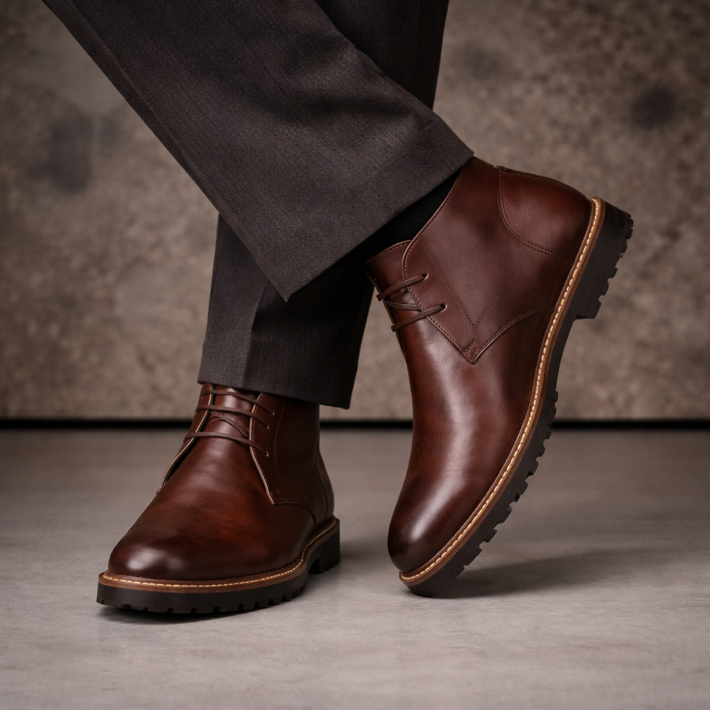 Botin 3028 En Cuero Hombre