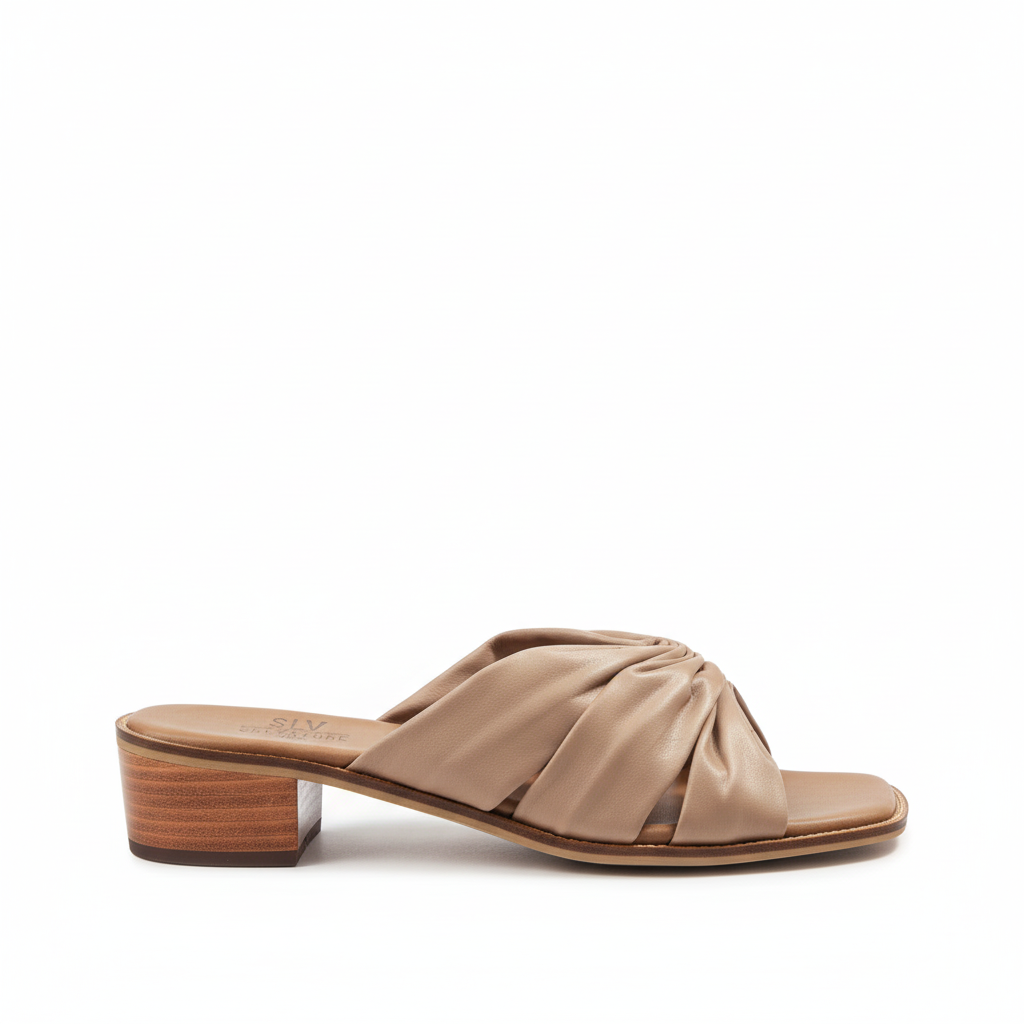 Sandalia 2088 caramelo vista lateral individual