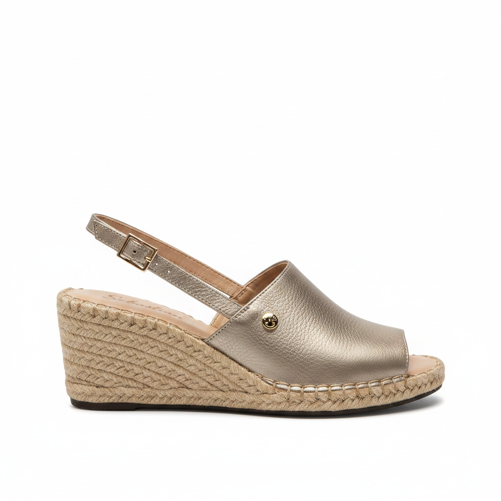 Sandalia 4488 bronce lateral fondo blanco