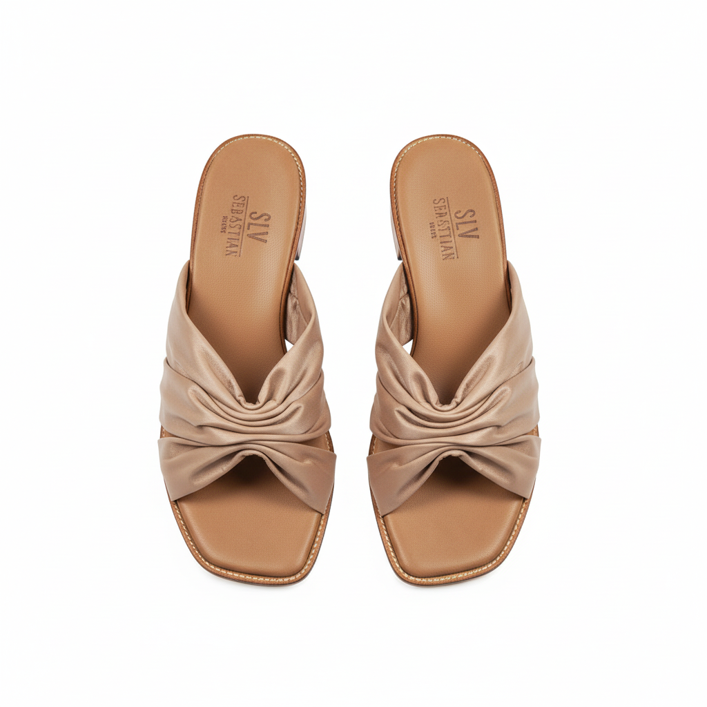 Sandalias 2088 caramelo vista superior