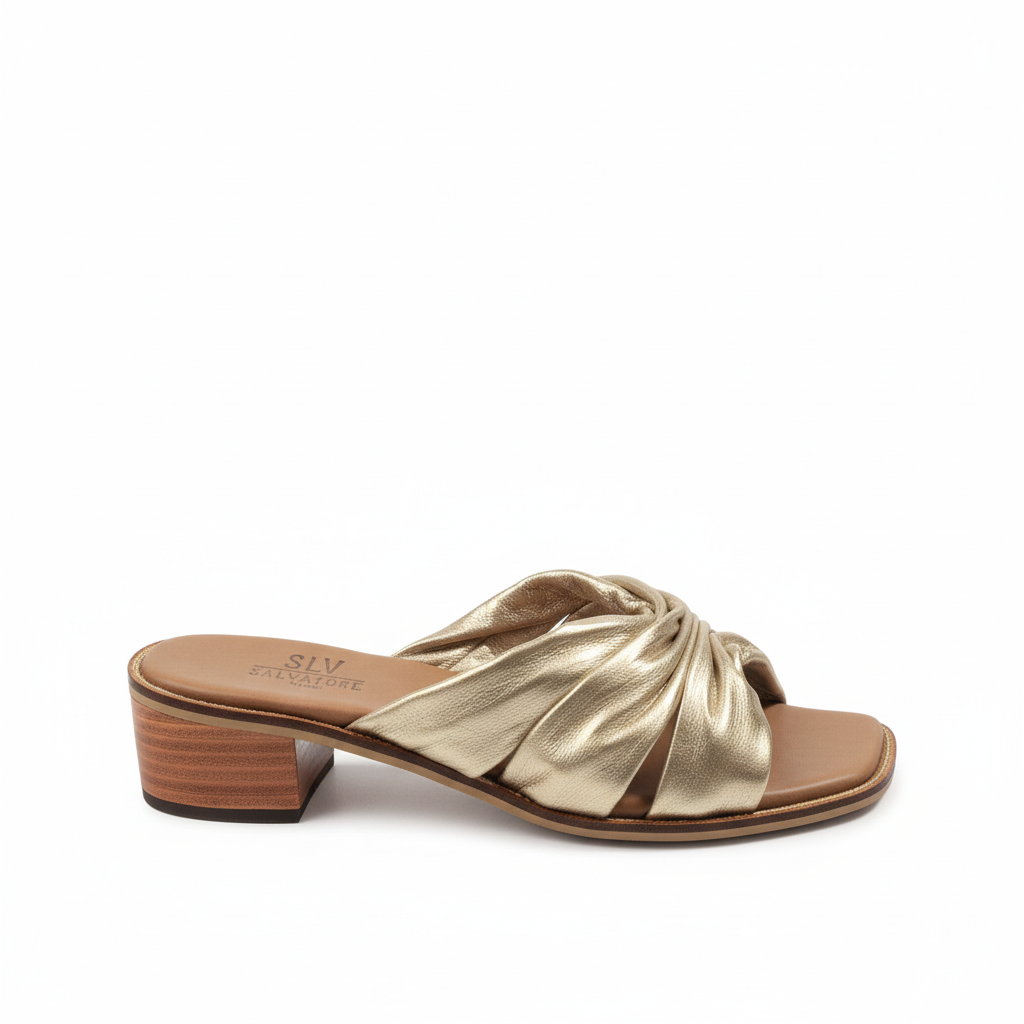 Sandalias 2088 doradas vista lateral cuadrado