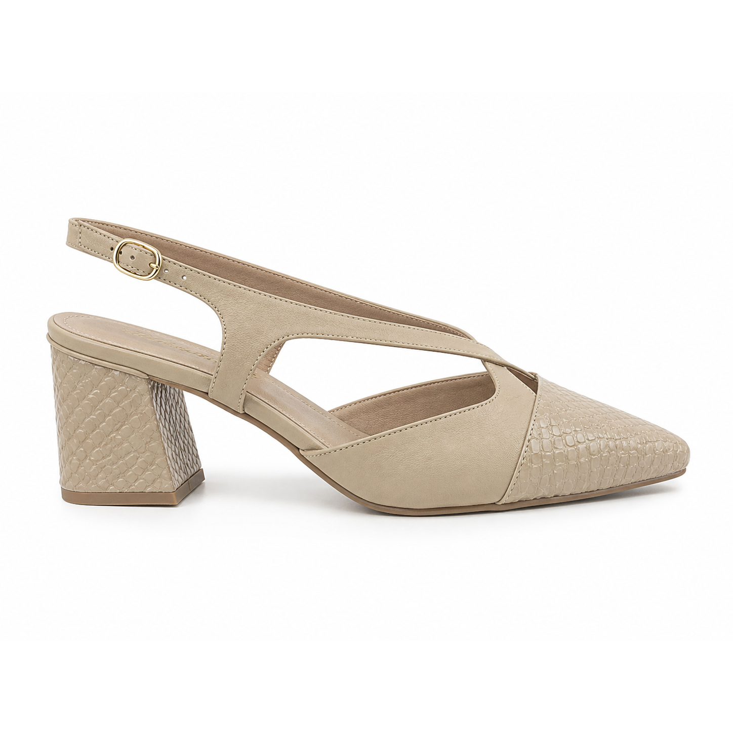 Tacones cerrados 2025-13 de cuero para mujer