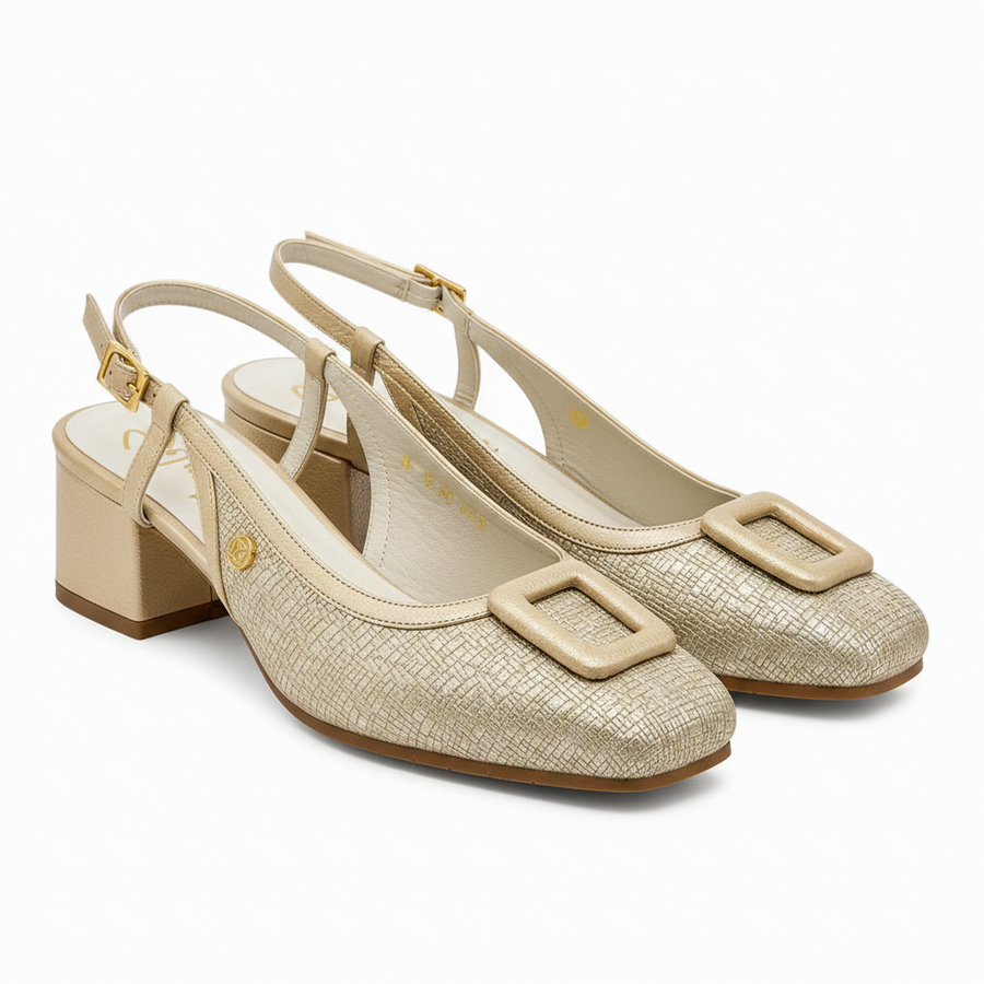 Zapatos de tacón 2555 de cuero para mujer